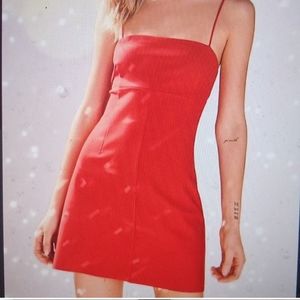 Silence and Noise A-line red mini dress